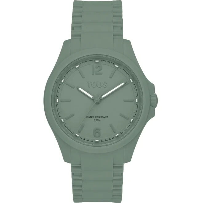 Reloj analógico TOUS Drive correa de silicona verde - 3000156400