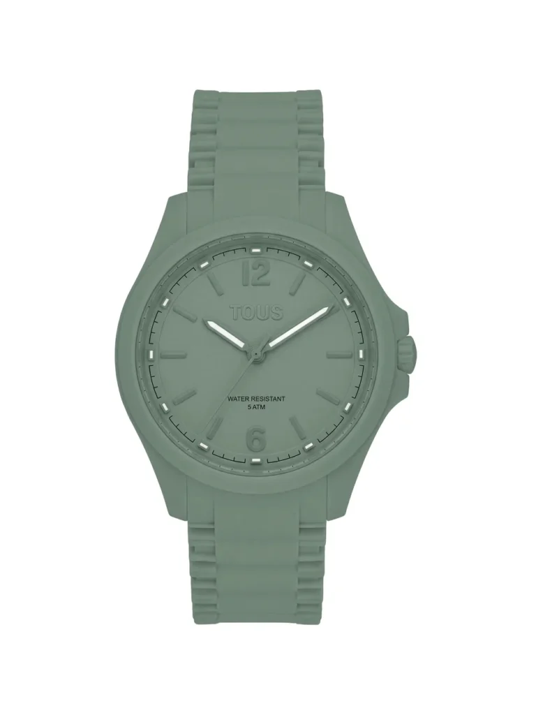 Reloj analógico TOUS Drive correa de silicona verde - 3000156400