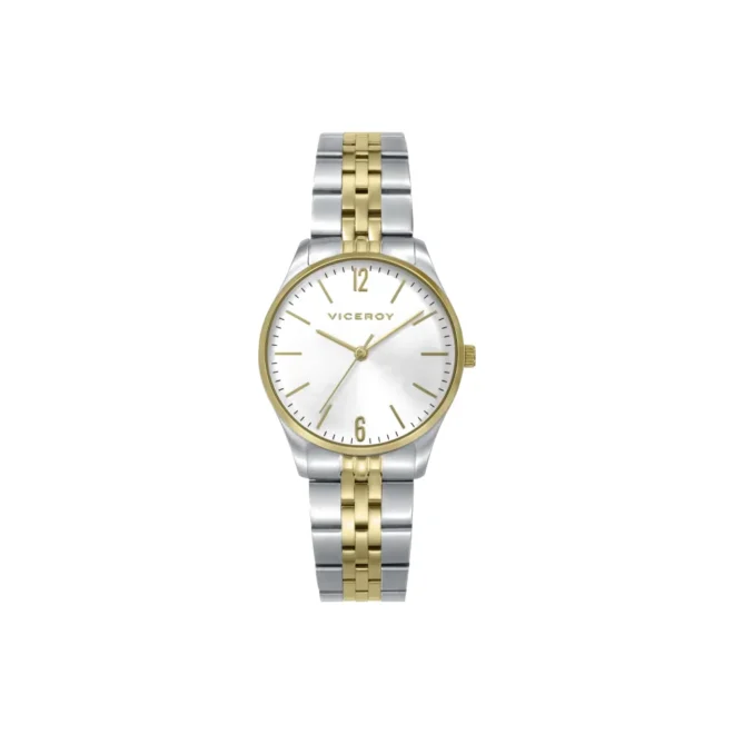 Reloj Viceroy mujer acero bicolor esfera blanca 32mm - 41174-85