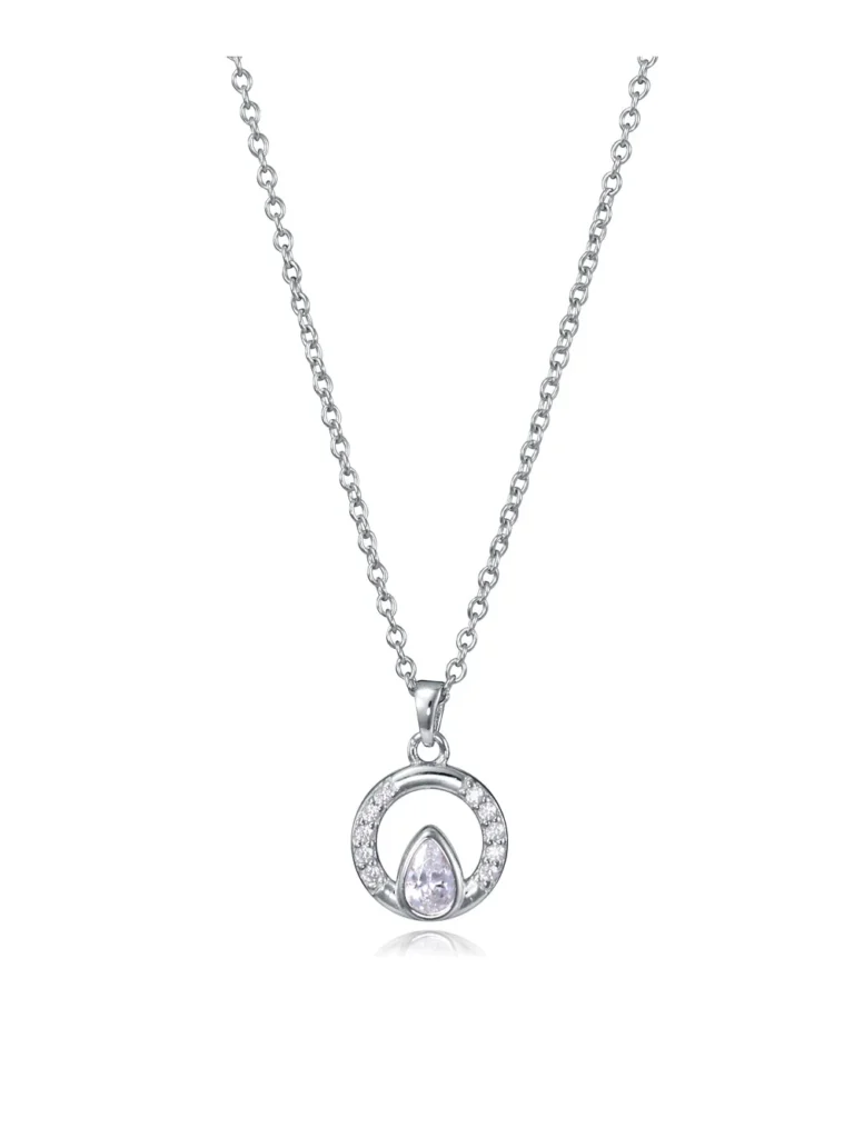 Collar Viceroy plata de primera ley baño de rodio circonitas - 9173C000-30