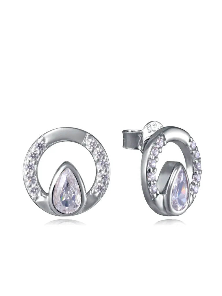 Pendientes Viceroy plata de primera ley baño de rodio circonitas - 9173E000-30