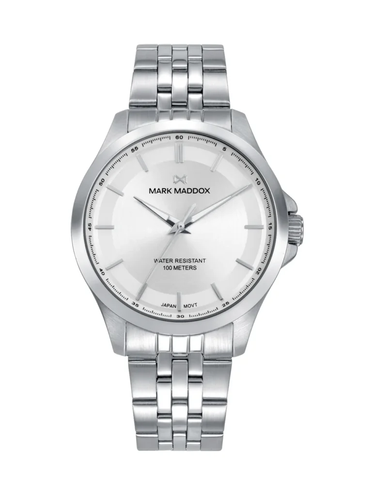 Reloj Mark Maddox hombre acero esfera blanca 41mm - HM1031-07