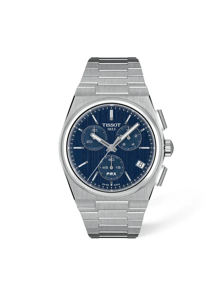 Reloj Tissot PRX Chrono 41mm esfera azul - T1374171104100