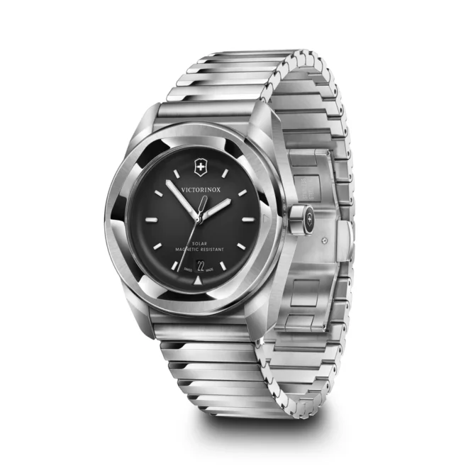 Reloj Victorinox Concept One Solar acero esfera negra 39mm - V242055