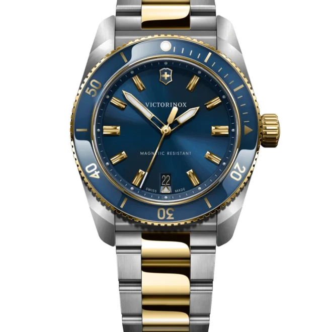 Reloj Victorinox Maverick Quartz 39mm bicolor - V242100